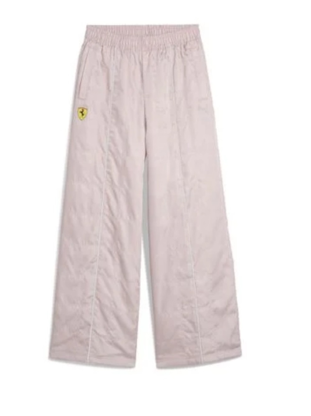 PUMA Scuderia Ferrari Premium Woven Pants Light Pink Wide-Leg - Picture 4 of 16